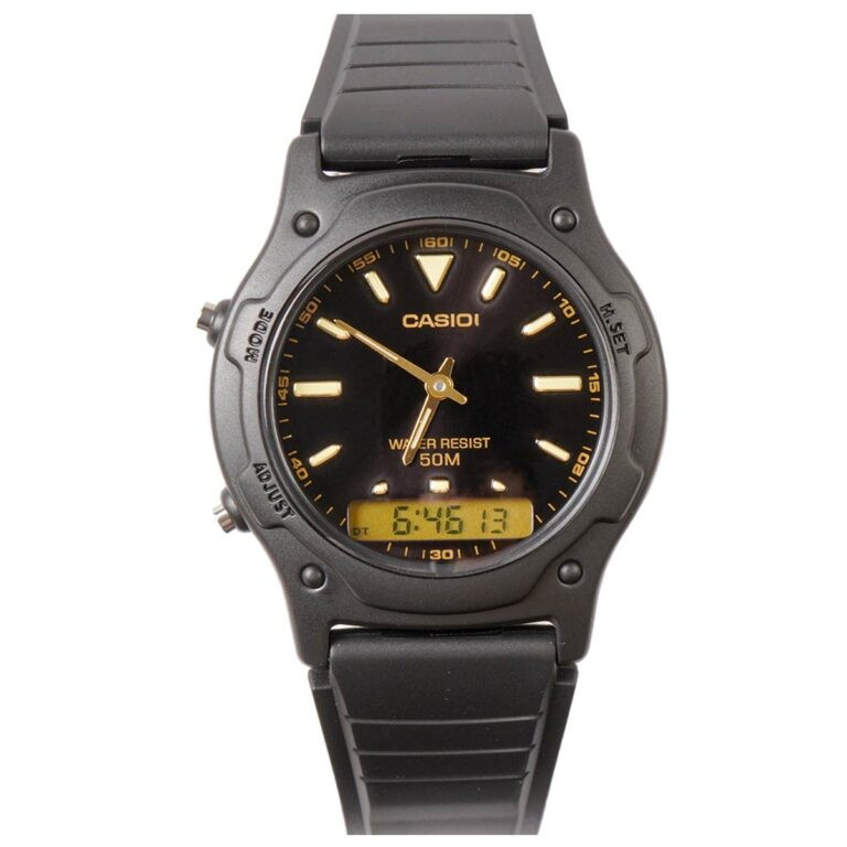 Đồng hồ Casio AW-49HE-1AVDF hai múi giờ cho bé trai