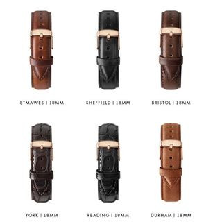 Dây da Daniel Wellington cao cấp, phụ kiện đồng hồ giá sỉ đa dạng màu