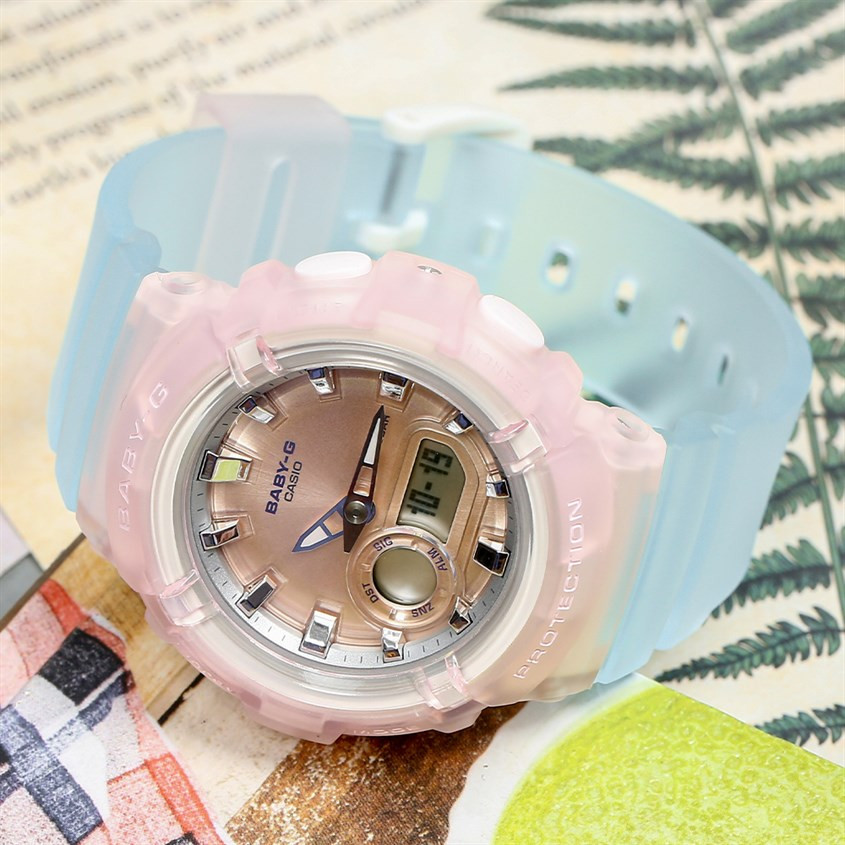 Đồng hồ đeo tay Baby-G 42mm nữ BGA-280-4A3DR với dây nhựa cá tính, phong cách thể thao