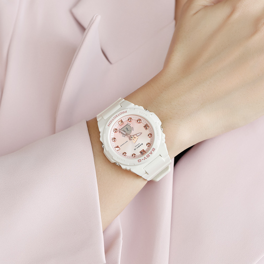 Đồng hồ đeo tay Baby-G BGA-320 42.4mm nữ BGA-320-7A1DR, phong cách năng động