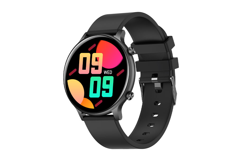 Đồng hồ thông minh BeFit Sporty 2 màu đen, có tính năng đo nhịp tim, hỗ trợ nghe gọi và chống nước IP67