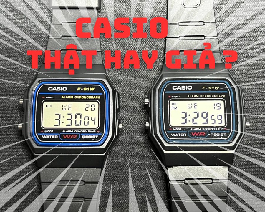Cách Phân Biệt Đồng Hồ Casio Fake Và Real: Hướng Dẫn Chi Tiết Để Tránh Bị Lừa Gạt
