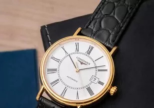 Đồng hồ Longines Présence dây kim loại cổ điển