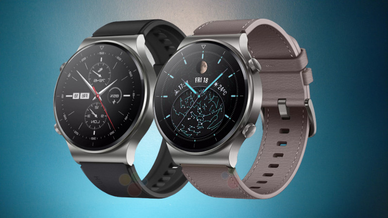 Huawei Watch 2 Pro với màn hình sáng, minh họa các tính năng của đồng hồ lắp SIM nghe gọi