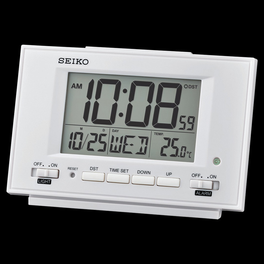 Đồng hồ để bàn điện tử Seiko tích hợp nhiều tính năng thông minh