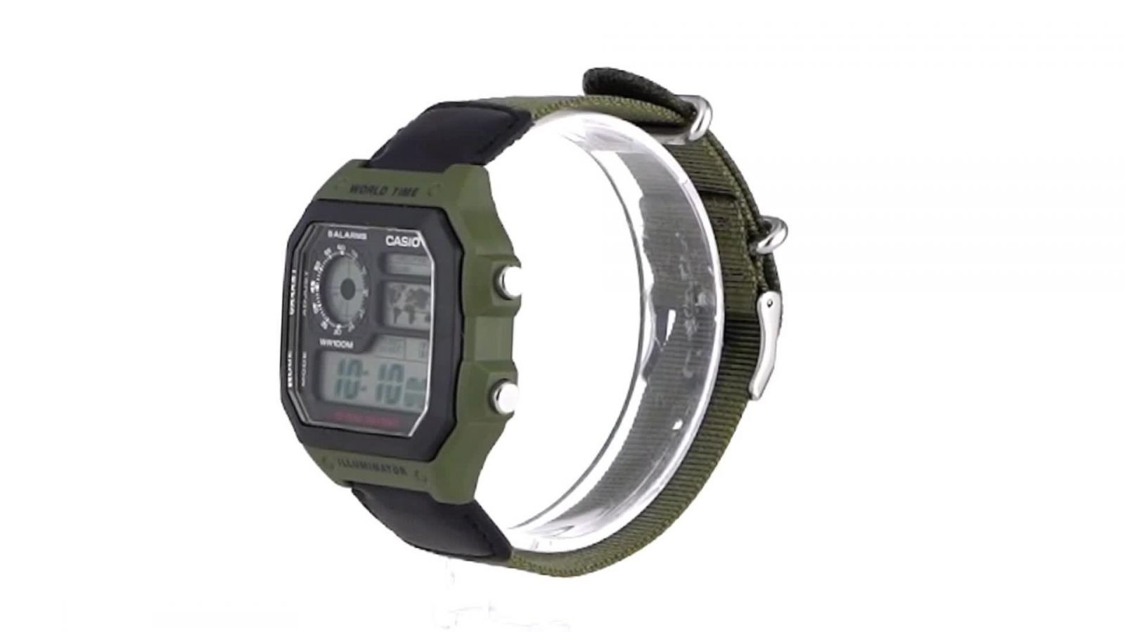 Đồng hồ Casio Sports AE1200WHB-3B – mẫu Casio giá 1 triệu thiết kế mạnh mẽ, bền bỉ