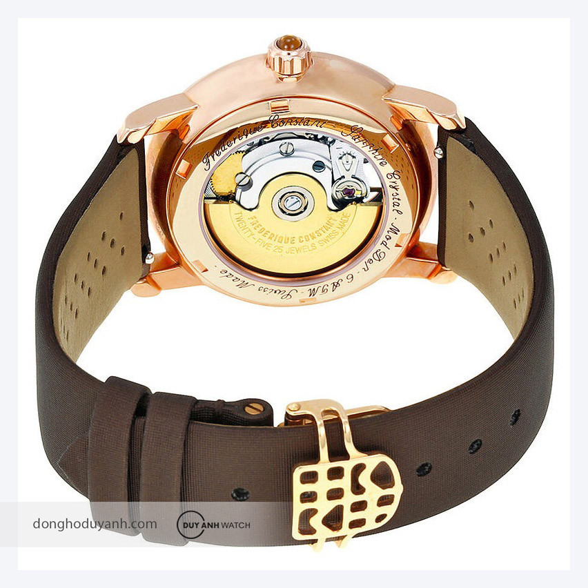 Thiết kế đồng hồ Frederique Constant cùng khoá bướm tiện lợi và an toàn