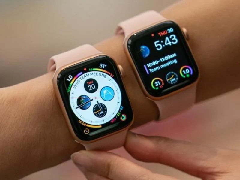 Apple Watch Series 4 trên cổ tay, biểu tượng của một đồng hồ lắp SIM nghe gọi tiện lợi