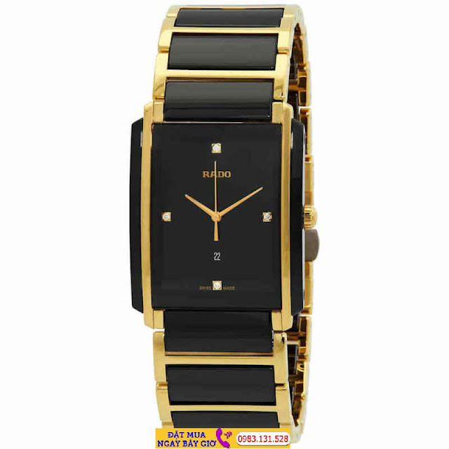 Đồng hồ Rado Integral Jubile Black Dial với mặt kính sapphire và dây ceramic