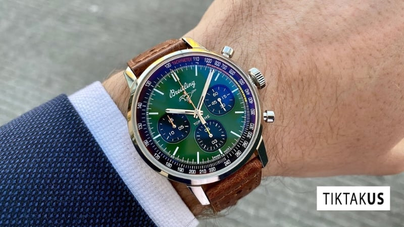 Đồng hồ thương hiệu Breitling mang phong cách thể thao mạnh mẽ, thuộc các loại đồng hồ đeo tay nam hầm hố