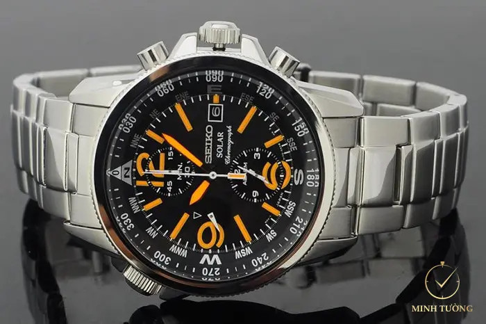 Mẫu đồng hồ Seiko Solar hấp thụ năng lượng ánh sáng