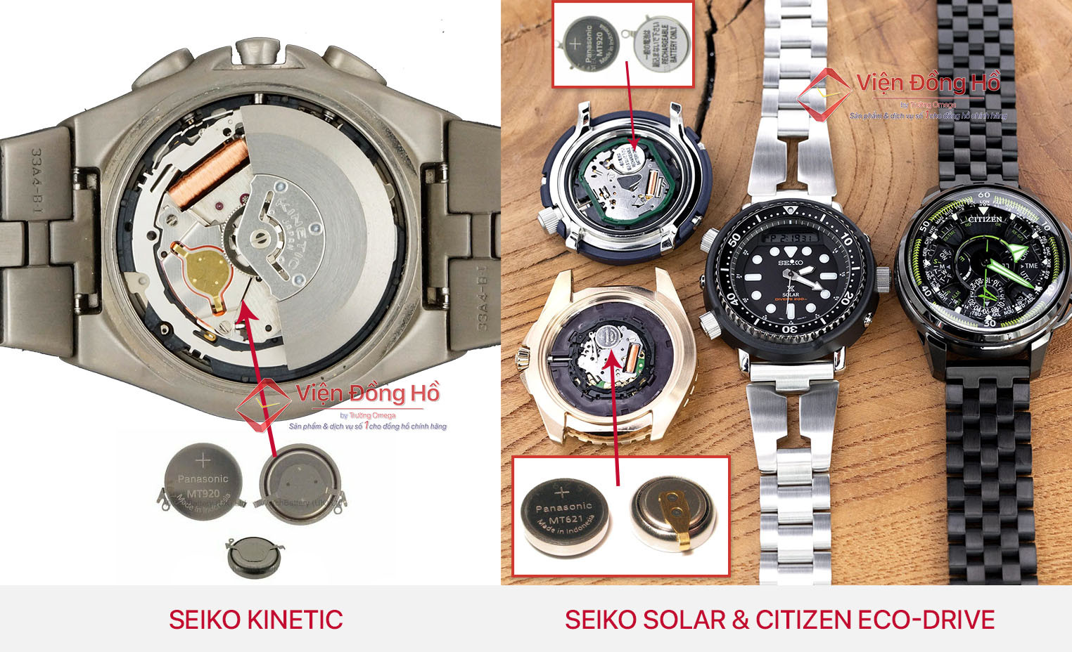 Phân loại pin sạc và pin năng lượng cho đồng hồ, cần được thay pin đồng hồ uy tín Hà Nội đúng cách