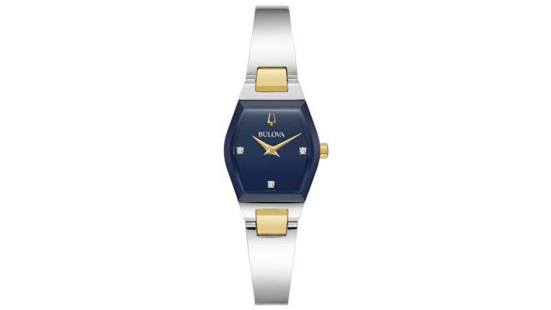 Đồng hồ nữ Bulova Gemini không kim không số nhỏ gọn