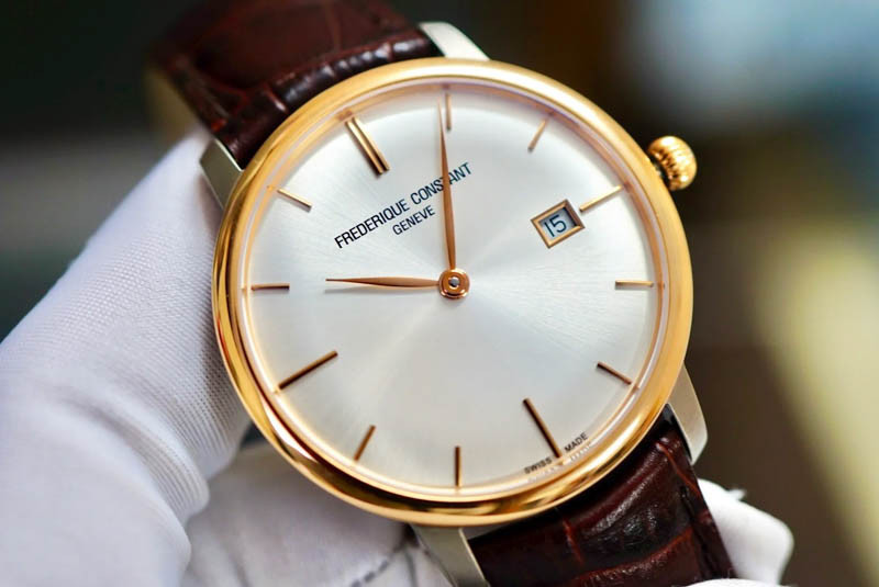 Frederique Constant là hãng đồng hồ nổi tiếng với các mẫu đồng hồ vàng 18K nữ