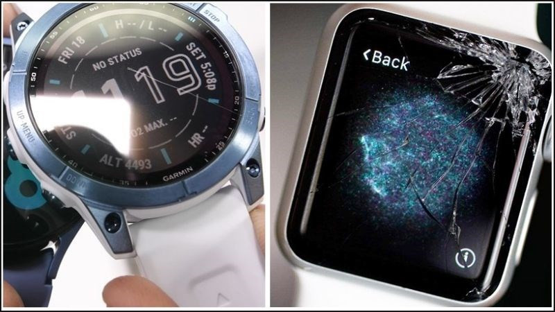 Phân biệt vết xước và vết nứt trên màn hình đồng hồ Apple Watch