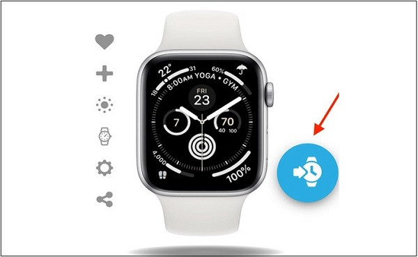 Nút "Add" để thêm mặt đồng hồ Apple Watch đã chọn vào bộ sưu tập cá nhân.