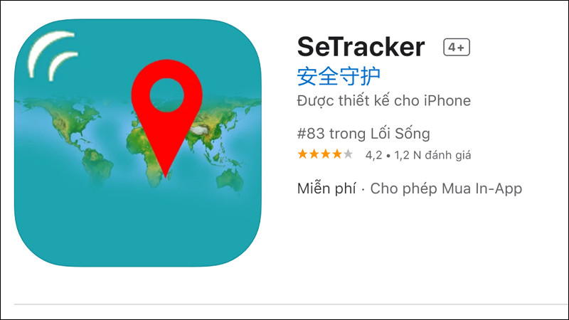 Tải ứng dụng SeTracker cho iPhone