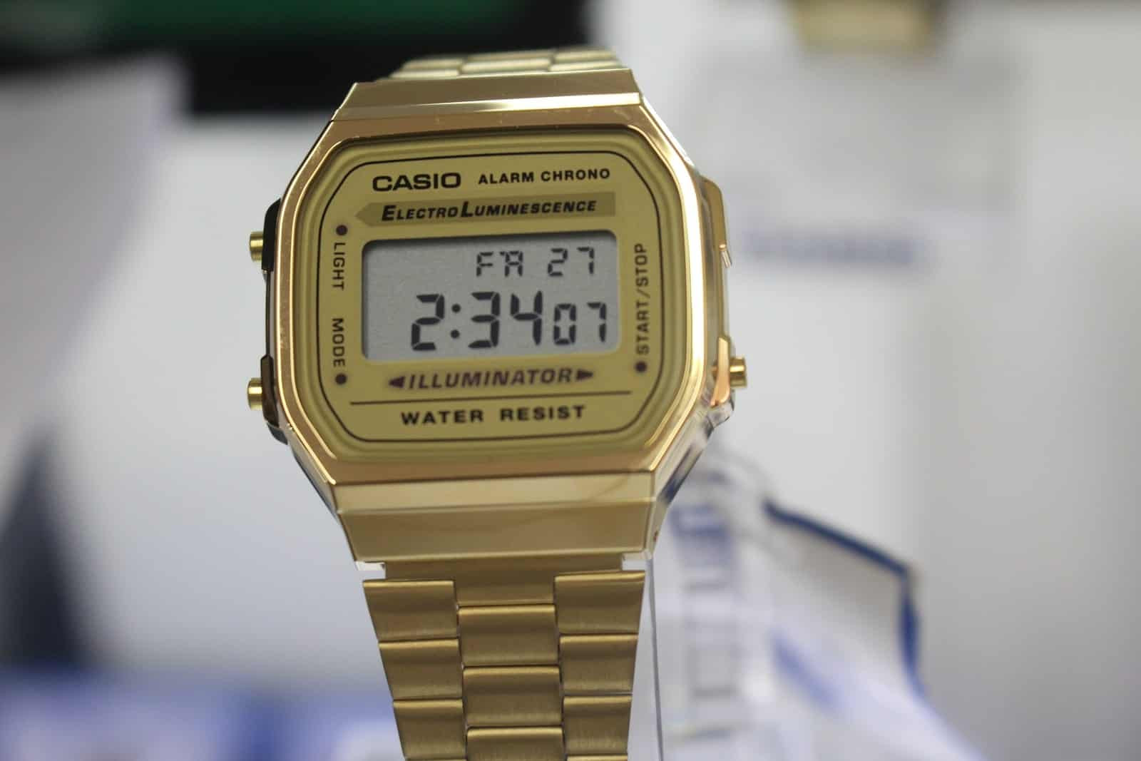 Chỉnh giờ đồng hồ Casio chống nước 3 nút