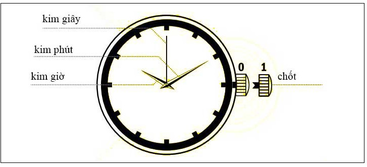 Hướng dẫn cách chỉnh giờ đồng hồ cơ 2 kim 3 kim