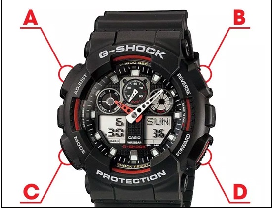 Cách chỉnh giờ đồng hồ Casio 4 nút: Hướng dẫn chi tiết từ A đến Z