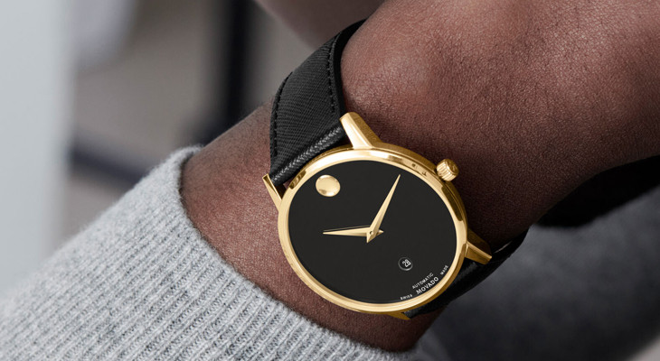Đồng hồ Movado Nam cao cấp, ví dụ điển hình về đồng hồ chính hãng.