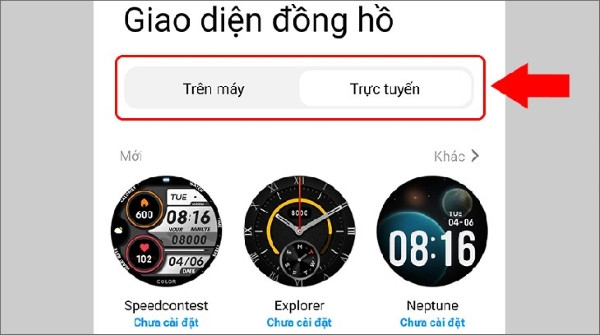 Tùy chỉnh giao diện mặt đồng hồ Xiaomi qua ứng dụng trên điện thoại