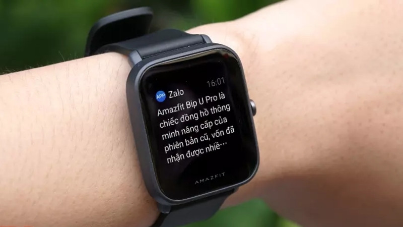 Khởi động lại đồng hồ Amazfit để khắc phục lỗi không nhận được tin nhắn