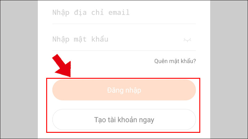 Đăng nhập hoặc đăng ký tài khoản Zepp để sử dụng đồng hồ Amazfit