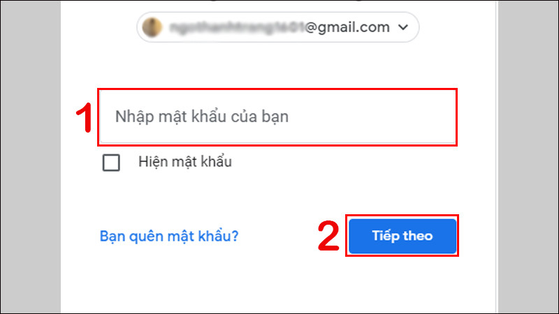 Nhập mật khẩu tài khoản Zepp để kết nối đồng hồ Amazfit