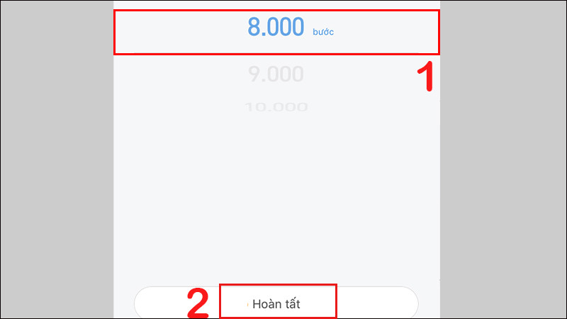Đặt mục tiêu hoạt động hàng ngày và hoàn tất cài đặt Zepp cho Amazfit