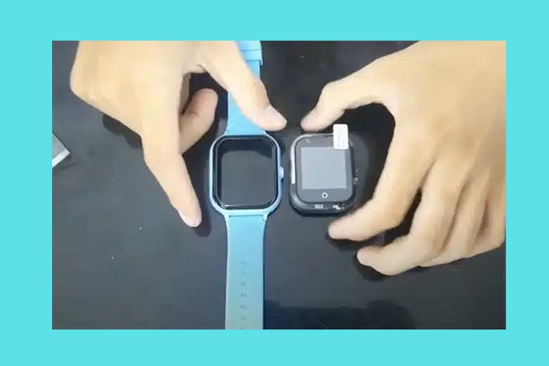Tháo các bộ phận chính của đồng hồ khỏi dây đeo cao su