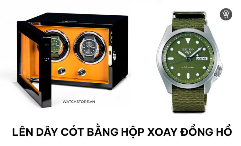 Sử dụng hộp xoay đồng hồ chuyên dụng cho Seiko 5