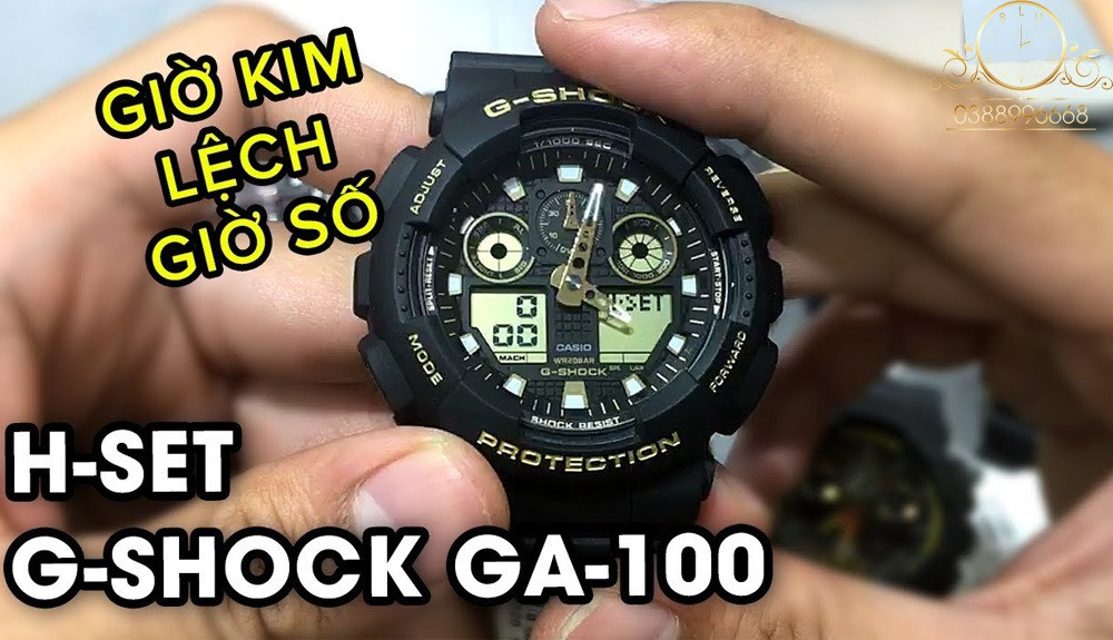 Chỉnh kim đồng hồ G-Shock fake bị lệch với đồng hồ số