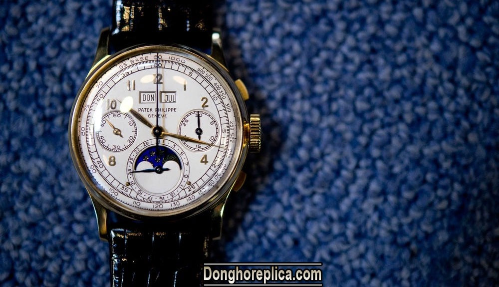 Hướng dẫn chi tiết cách chỉnh ngày tháng trên đồng hồ Patek Philippe có lịch.