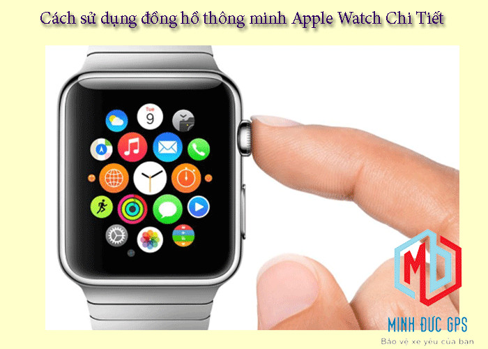 Người dùng xoay nút Digital Crown trên đồng hồ thông minh Apple Watch để cuộn màn hình hoặc phóng to thu nhỏ.