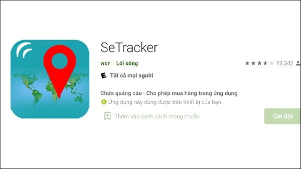 Tải ứng dụng SeTracker để cài đặt và quản lý đồng hồ thông minh trẻ em