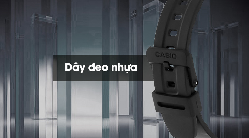 Dây đeo bằng nhựa của đồng hồ nam Casio AE-1300WH-8AVDF bền bỉ, thoải mái