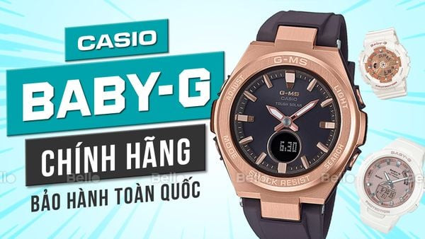 đồng hồ casio baby-g nữ mới nhất bền bỉ