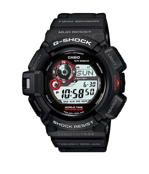 Phong cách thể thao cá tính của đồng hồ năng lượng mặt trời giá rẻ Casio G-Shock G-9300-1NDR