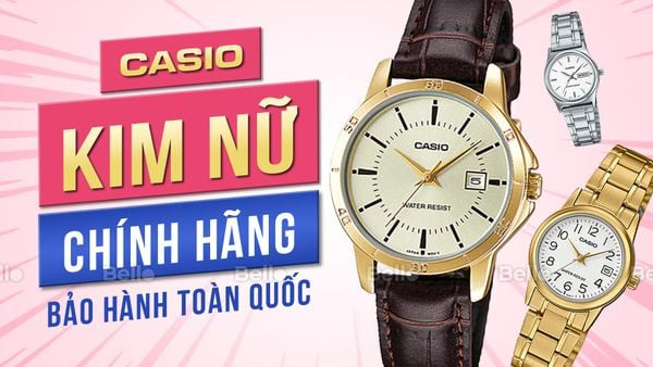đồng hồ casio kim nữ mới nhất thanh lịch