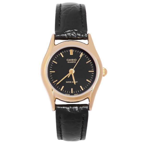 Đồng hồ Casio nữ LTP-1094Q-1ARDF mặt đen, một trong những sản phẩm được áp dụng chương trình mua 1 tặng 1 đồng hồ.