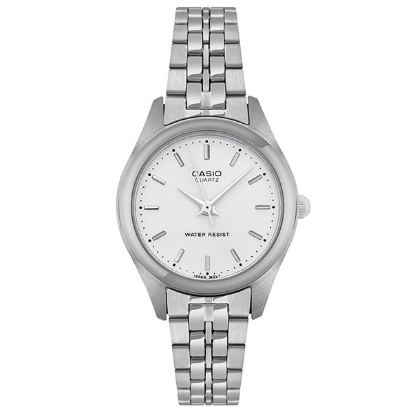 Mẫu đồng hồ Casio nữ giảm giá LTP-1129A-7ARDF thanh lịch, màu bạc