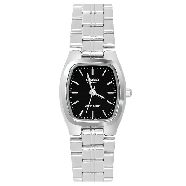 Đồng hồ Casio nữ LTP-1169D-1ARDF mặt bạc, kiểu dáng nhỏ nhắn, là một trong số các mẫu trong chương trình mua 1 tặng 1 đồng hồ.