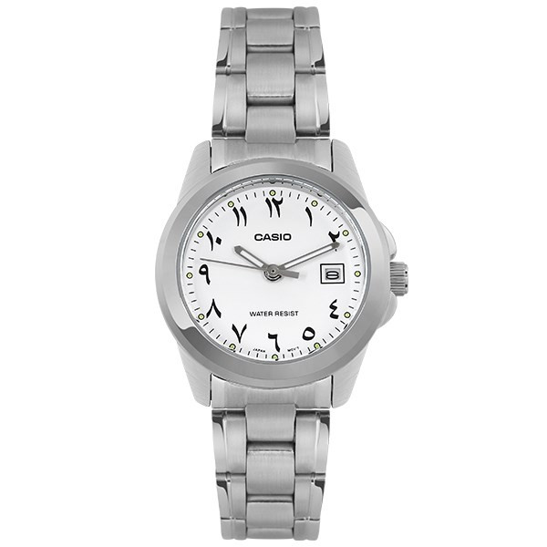 Mẫu đồng hồ Casio nữ LTP-1215A-7B3DF mặt bạc, thiết kế truyền thống, có mặt trong chương trình mua 1 tặng 1 đồng hồ.