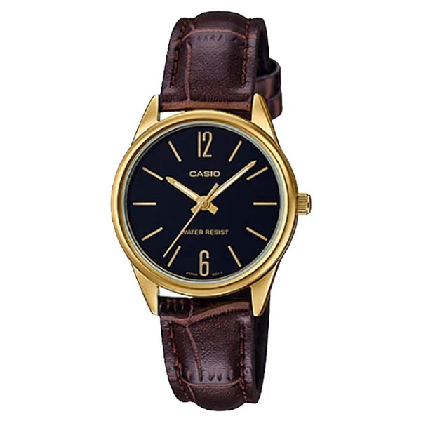 Thiết kế đồng hồ Casio nữ mặt nhỏ dây da trẻ trung, nữ tính