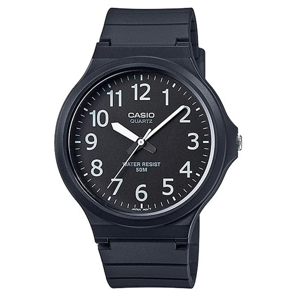 Đồng hồ Casio MW-240-1BVDF nam, mẫu Casio giá dưới 1 triệu với thiết kế mặt lớn thể thao