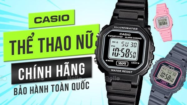 đồng hồ casio thể thao nữ mới nhất năng động