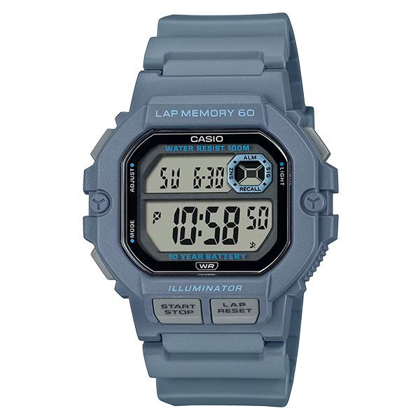 Đồng hồ Casio nam WS-1400H-2AVDF với mặt số lớn, phong cách thể thao, nằm trong chương trình mua 1 tặng 1 đồng hồ.