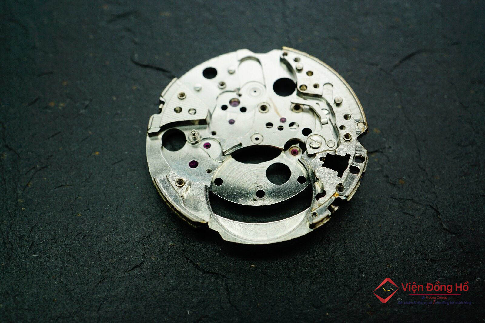 Main Plate là tấm kim loại chính giữ tất cả các bộ phận của bộ máy đồng hồ
