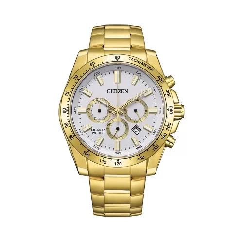 Đồng hồ nam Citizen Quartz Chronograph dây kim loại AN8232-53A